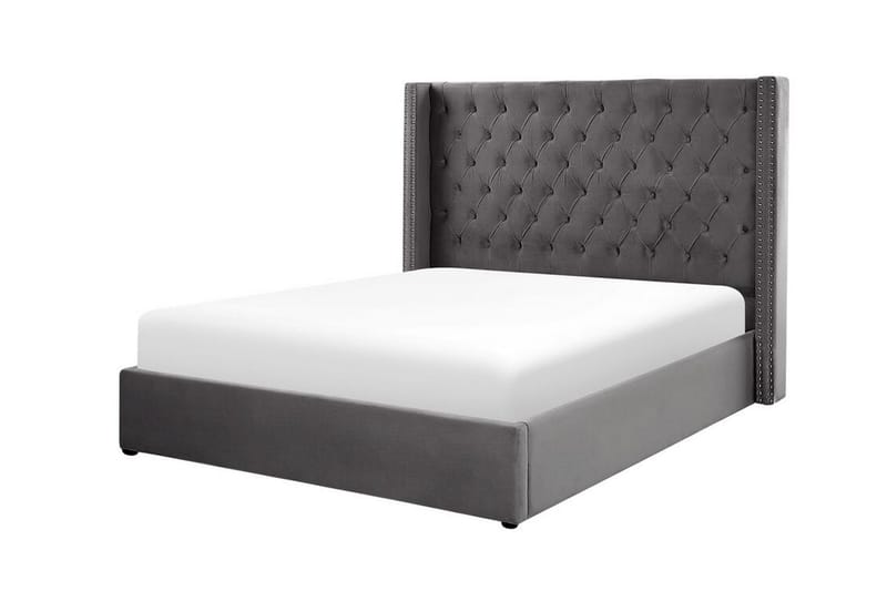 Kymmen Dubbelsäng 160x200 cm - Grå - Möbler - Sovrum - Sängram & sängstomme