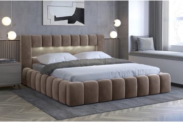 Lamica Sängram med Förvaring 140x200 cm - Rosa - Möbler - Sovrum - Sängram & sängstomme