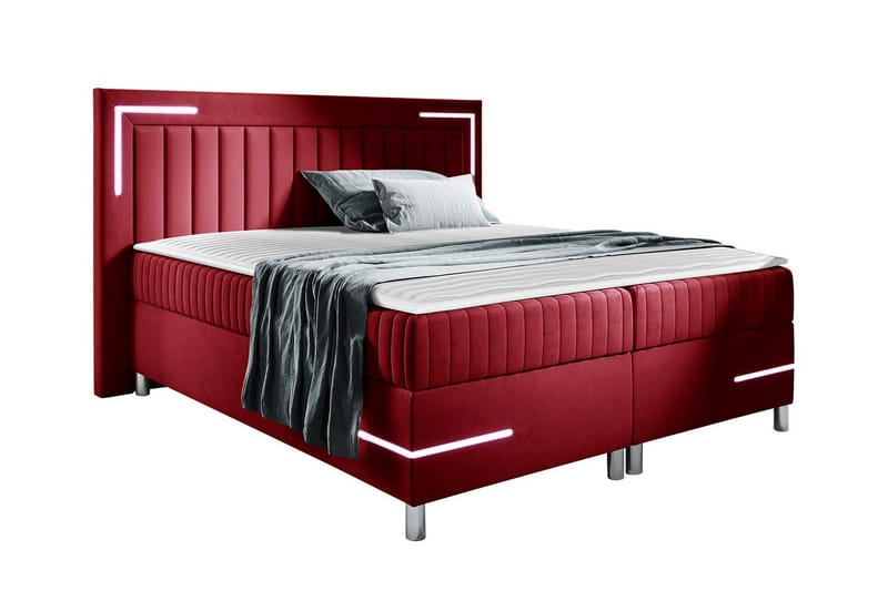 Lillsel Sängram 160x200 cm Röd - Sängram & sängstomme