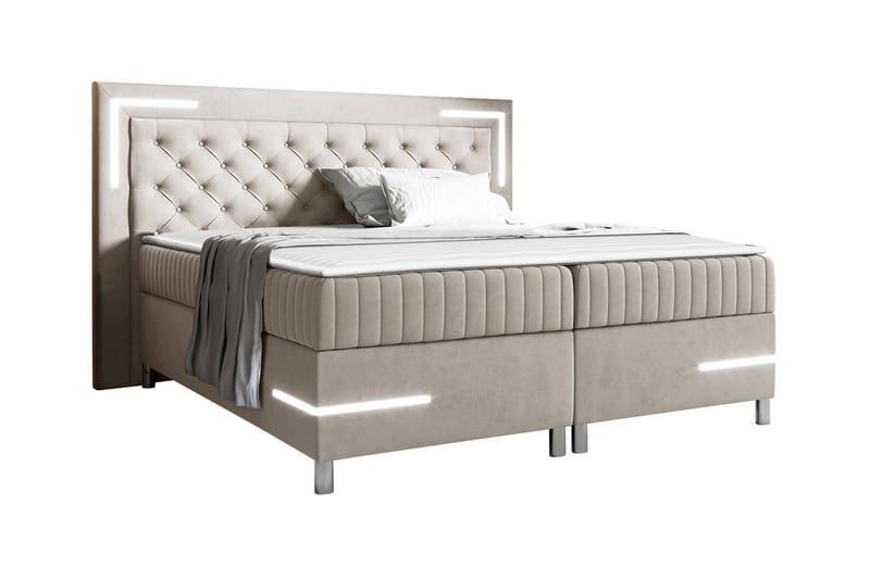 Lillsel Sängram 180x200 cm Beige - Möbler - Sovrum - Sängram & sängstomme