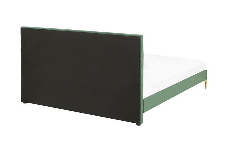 LINDOME Säng 160x200 cm Grön/Sammet - Möbler - Sovrum - Sängram & sängstomme