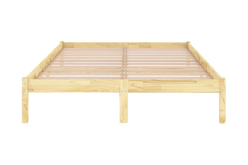 Sängram massiv furu 120x200 cm - Brun - Möbler - Sovrum - Sängram & sängstomme