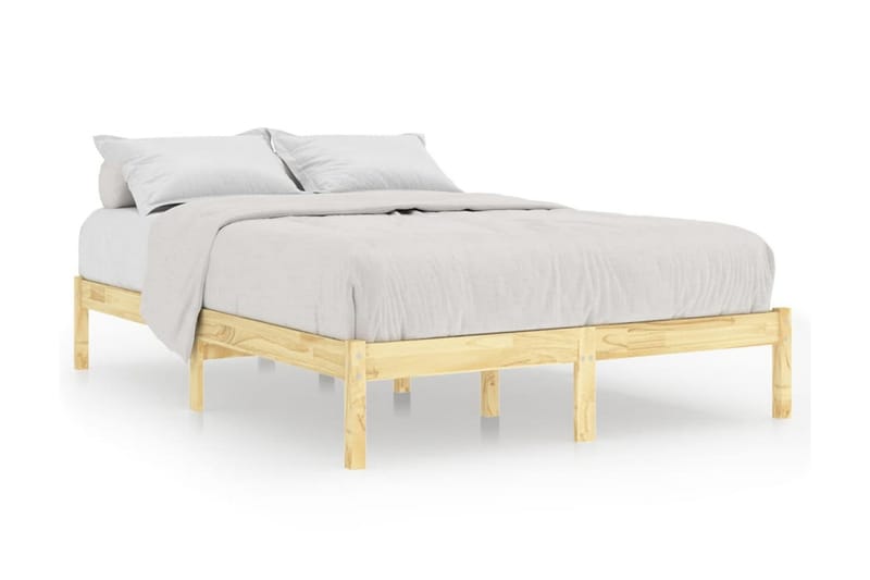 Sängram massiv furu 150x200 cm - Brun - Möbler - Sovrum - Sängram & sängstomme