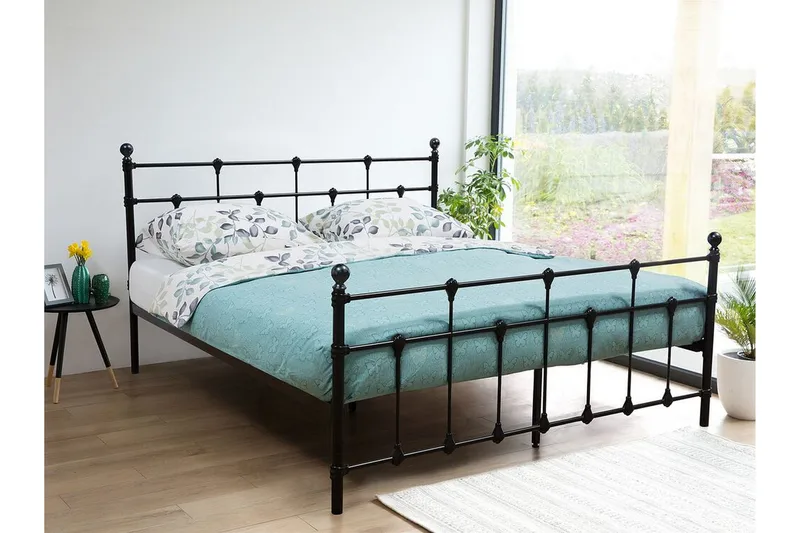 Mayford Sängram 140x200 cm - Svart - Möbler - Sovrum - Sängram & sängstomme