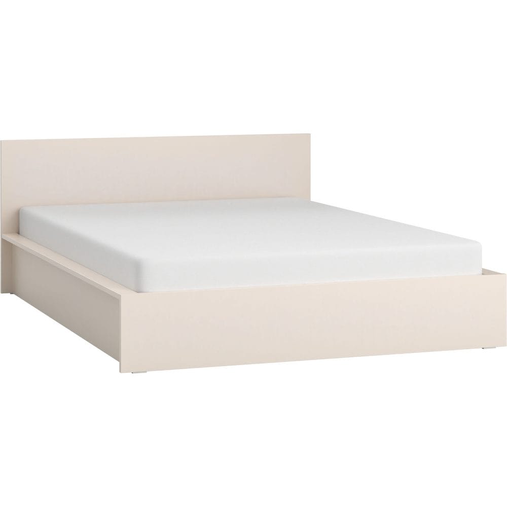 sängram med huvudgavel 4 you fresh med upphöjd ram sandbeige - 160 x 200 cm
