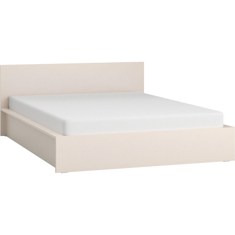 sängram med huvudgavel 4 you fresh med upphöjd ram sandbeige - 160 x 200 cm