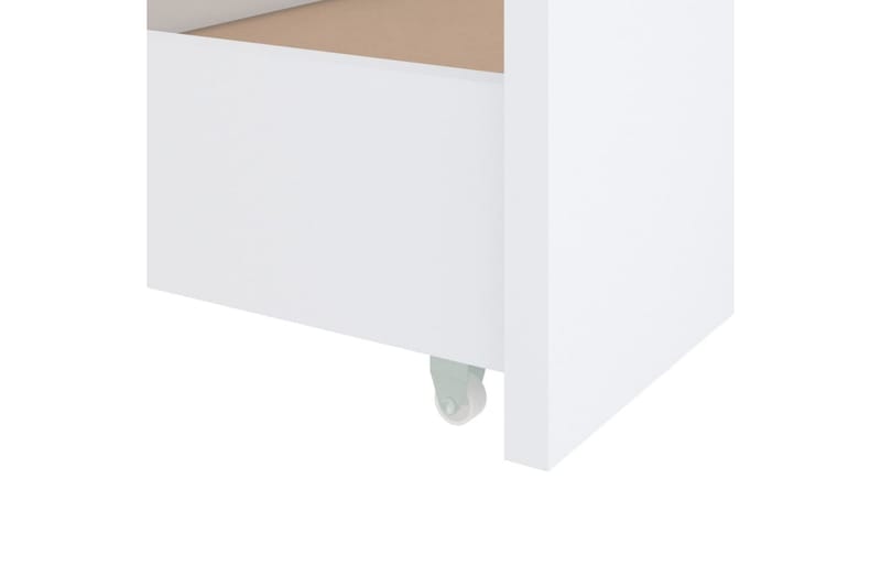 Sängram med lådor vit massiv furu 90x200 cm - Vit - Möbler - Sovrum - Sängram & sängstomme