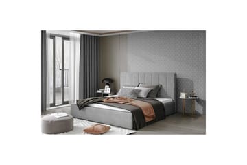 Sängram med stoppning Eltap Audrey fr. stål - Omega 13, Grå, 180x200 cm - Möbler - Sovrum - Sängram & sängstomme