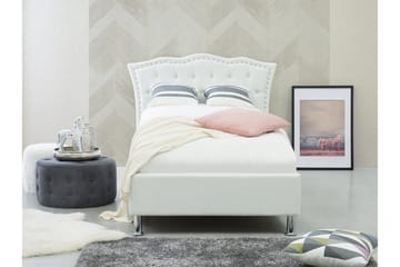 Metz Sängram 90x200 cm - Vit - Möbler - Sovrum - Sängram & sängstomme