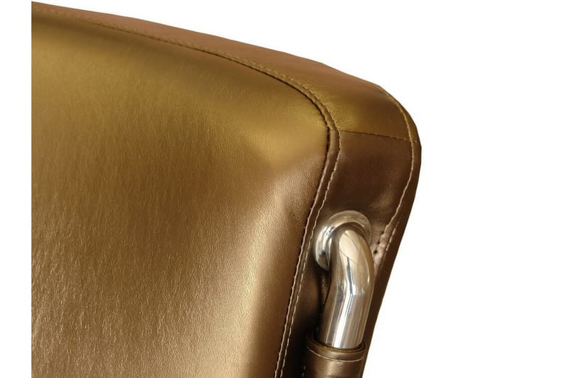 MONTEVIOUS Dubbelsäng med LED 160x200 Guld - Möbler - Sovrum - Sängram & sängstomme