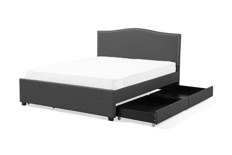 Montpellier Dubbelsäng 160 | 200 cm - Grå - Möbler - Sovrum - Sängram & sängstomme