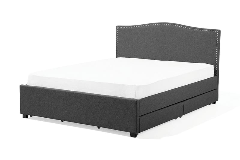 Montpellier Dubbelsäng 160 | 200 cm - Grå - Möbler - Sovrum - Sängram & sängstomme