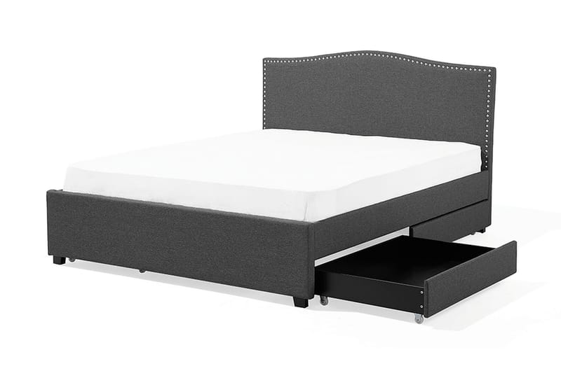 Montpellier Dubbelsäng 160 | 200 cm - Grå - Möbler - Sovrum - Sängram & sängstomme