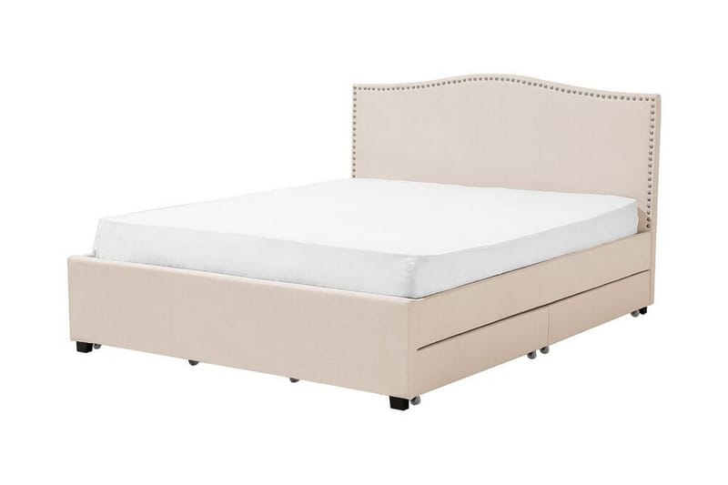 Montpellier Dubbelsäng 160|200 cm - Beige - Möbler - Sovrum - Sängram & sängstomme