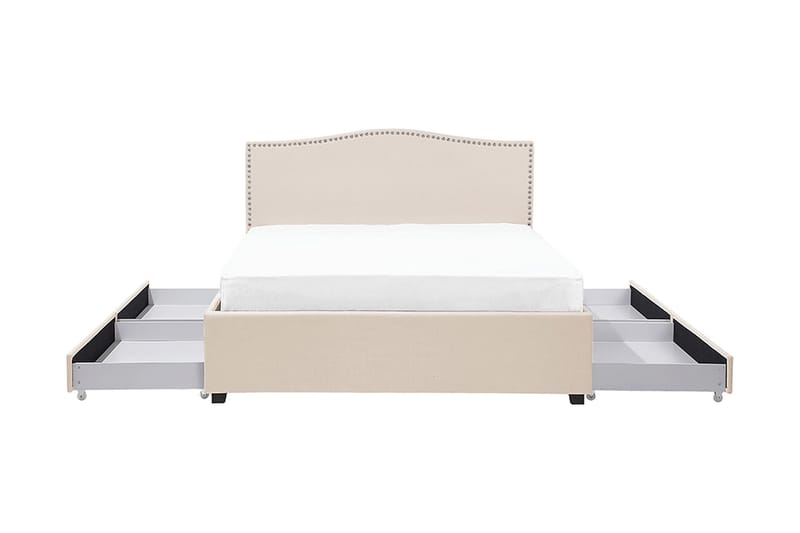 Montpellier Dubbelsäng 160|200 cm - Beige - Möbler - Sovrum - Sängram & sängstomme