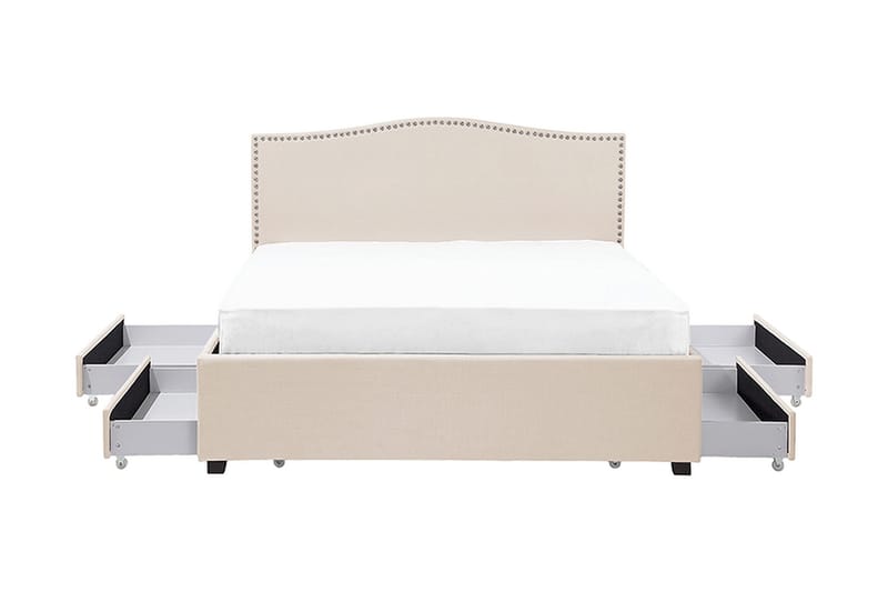 Montpellier Dubbelsäng 160|200 cm - Beige - Möbler - Sovrum - Sängram & sängstomme