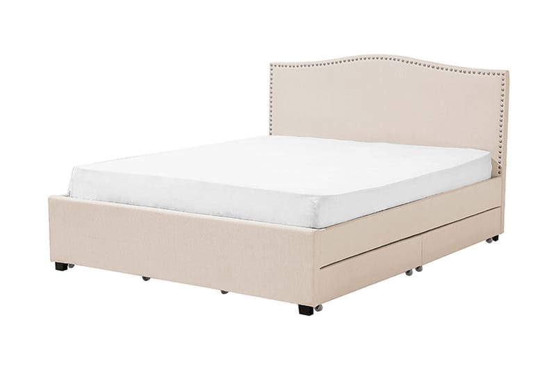 Montpellier Dubbelsäng 160|200 cm - Beige - Möbler - Sovrum - Sängram & sängstomme