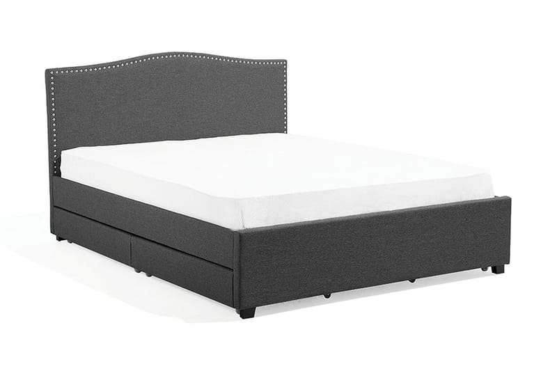 Montpellier Dubbelsäng 160|200 cm - Grå - Möbler - Sovrum - Sängram & sängstomme