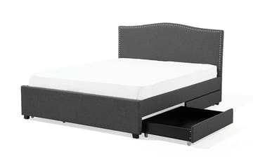 Montpellier Dubbelsäng 160|200 cm - Grå - Möbler - Sovrum - Sängram & sängstomme