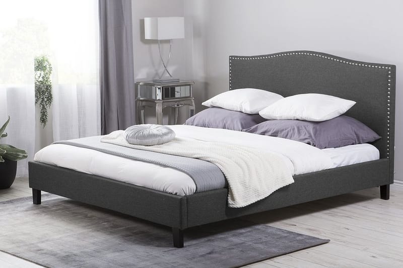 Montpellier Dubbelsäng 180 200 cm  Grå  Grå - Grå - Möbler - Sovrum - Sängram & sängstomme