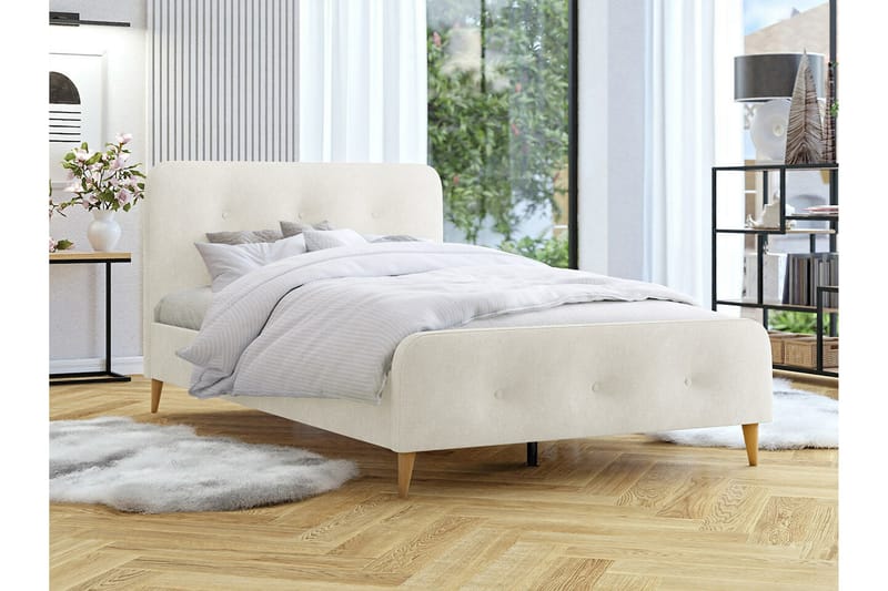 Montrase Sängram 140x200 cm Cream - Möbler - Sovrum - Sängram & sängstomme