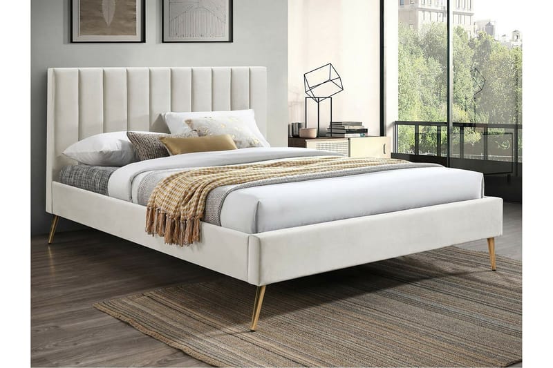 Montrase Sängram 140x200 cm Cream - Möbler - Sovrum - Sängram & sängstomme