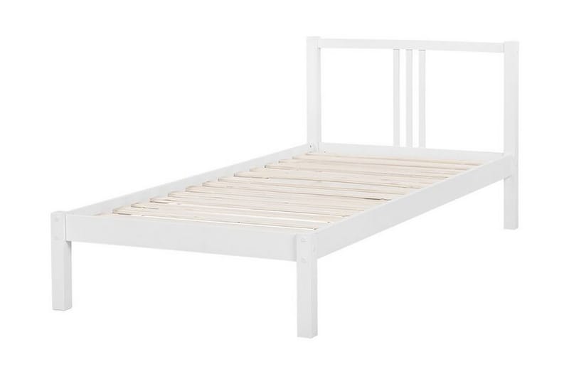 MUEHRING Säng Trä 90x200 cm Vit - Möbler - Sovrum - Sängram & sängstomme