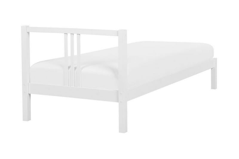 MUEHRING Säng Trä 90x200 cm Vit - Möbler - Sovrum - Sängram & sängstomme
