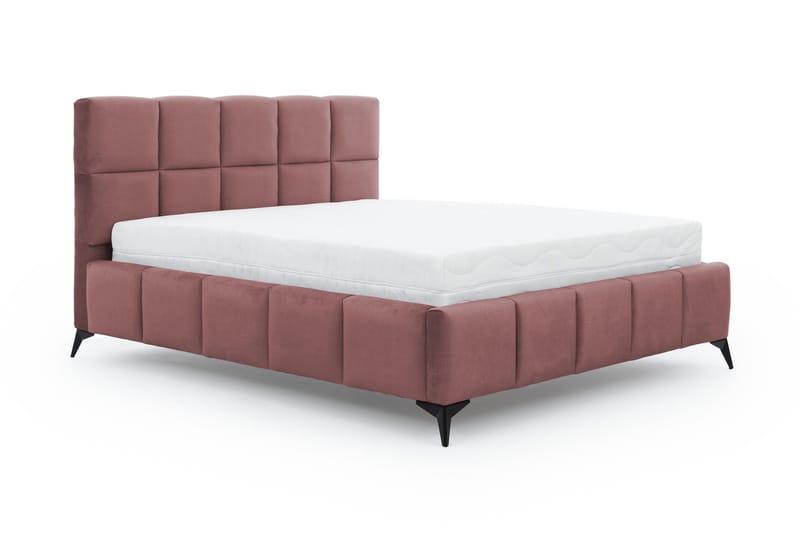 Nazira Sängram med Förvaring 140x200 cm Rosa - Möbler - Sovrum - Sängram & sängstomme
