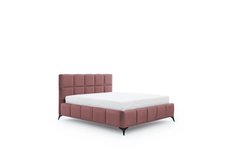 Nazira Sängram med Förvaring 180x200 cm Rosa - Möbler - Sovrum - Sängram & sängstomme