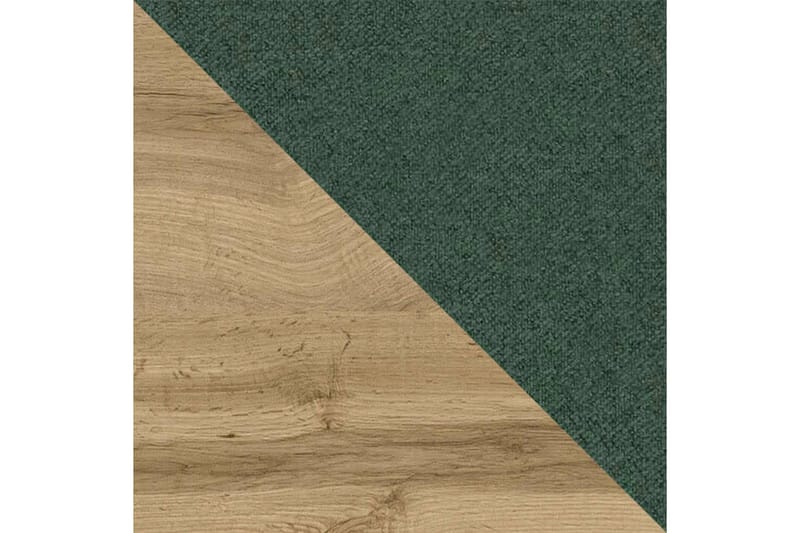 Oberting Sängram 180x200 cm Grön/Valnöt - Möbler - Sovrum - Sängram & sängstomme