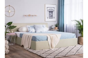 Orbey Dubbelsäng 180 | 200 cm - Beige - Möbler - Sovrum - Sängram & sängstomme