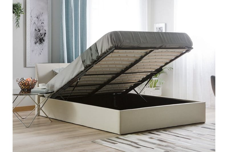 Orbey Sängram 160x200 cm - Beige - Möbler - Sovrum - Sängram & sängstomme