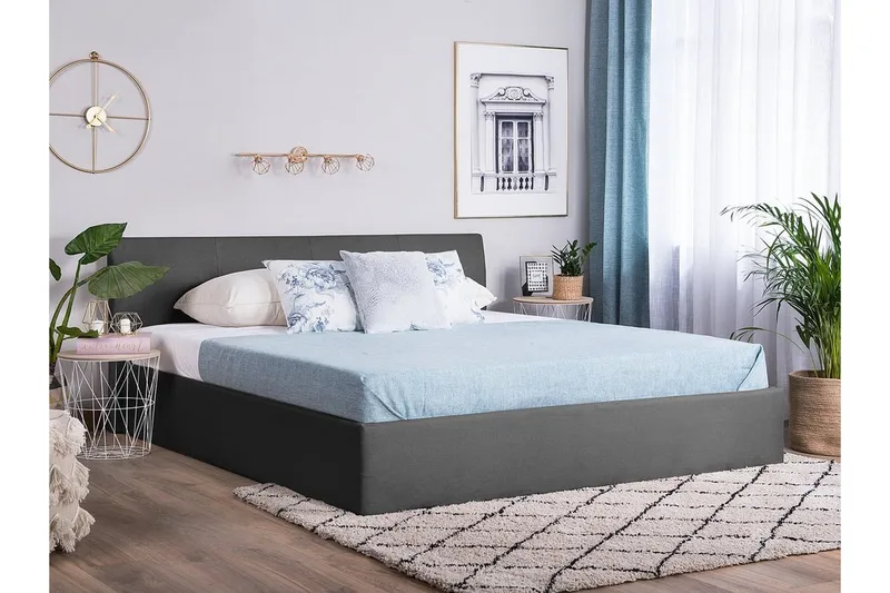 Orbey Sängram 180x200 cm - Grå - Möbler - Sovrum - Sängram & sängstomme