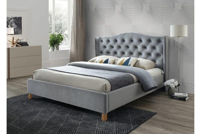 Paonia Sängram 180x200 cm  Grå, Grå