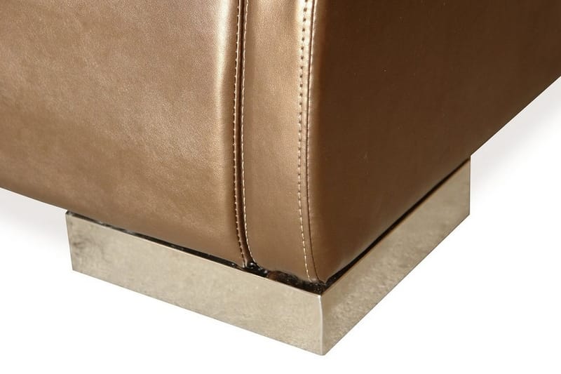 Paris Dubbelsäng 140 200 cm - Guld - Möbler - Sovrum - Sängram & sängstomme