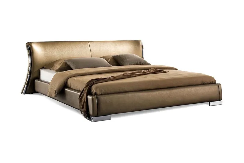 Paris Dubbelsäng 160 200 cm, Guld