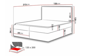 Pries Sängram 120x200 cm - Möbler - Sovrum - Sängram & sängstomme