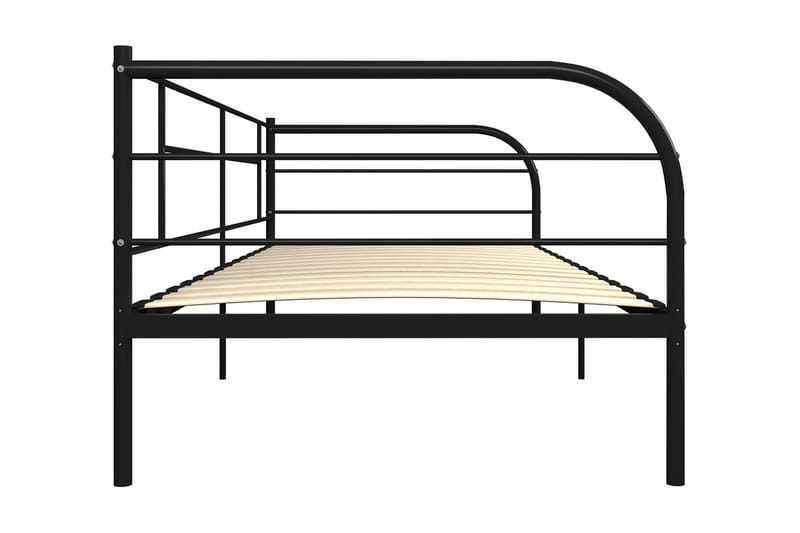 Ram dagbädd svart metall 90x200 cm - Svart - Möbler - Sovrum - Sängram & sängstomme