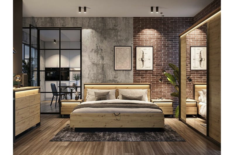 Rathmore Sängram 160x200 cm - Svart - Möbler - Sovrum - Sängram & sängstomme