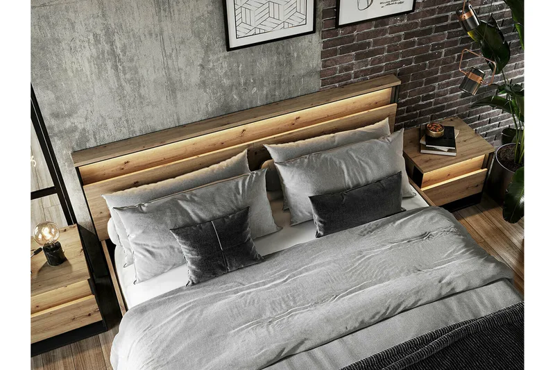 Rathmore Sängram 180x200 cm Black - Möbler - Sovrum - Sängram & sängstomme