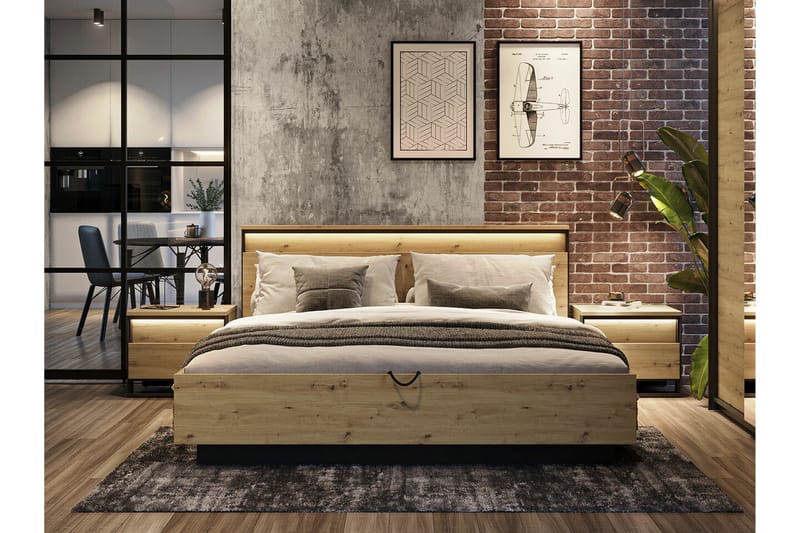 Rathmore Sängram 180x200 cm NO_BRAND Black - Möbler - Sovrum - Sängram & sängstomme