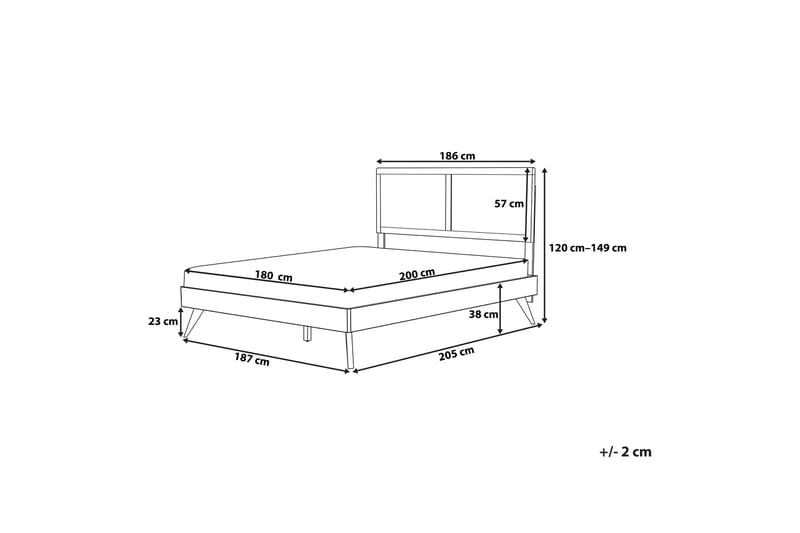 Ravene Sängram 180x200 - Trä/Natur - Möbler - Sovrum - Sängram & sängstomme