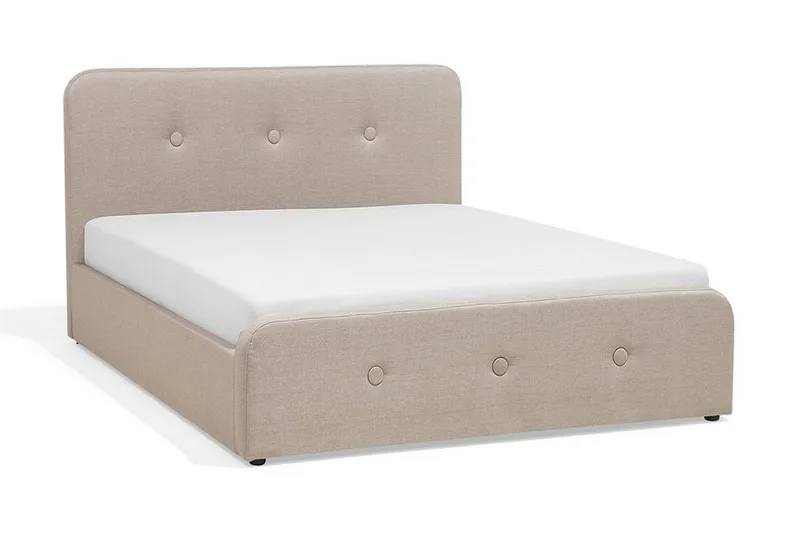 Rennes Dubbelsäng 140|200 cm - Beige - Möbler - Sovrum - Sängram & sängstomme