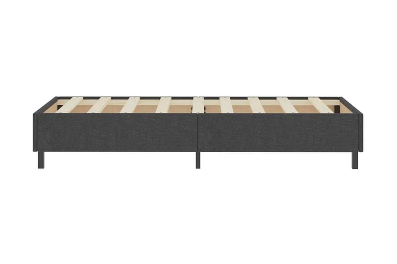 Resårsäng sängram grå tyg 100x200 cm - Grå - Möbler - Sovrum - Sängram & sängstomme