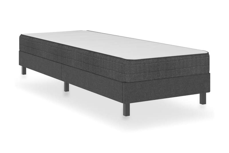 Resårsäng sängram grå tyg 90x200 cm - Grå - Möbler - Sovrum - Sängram & sängstomme