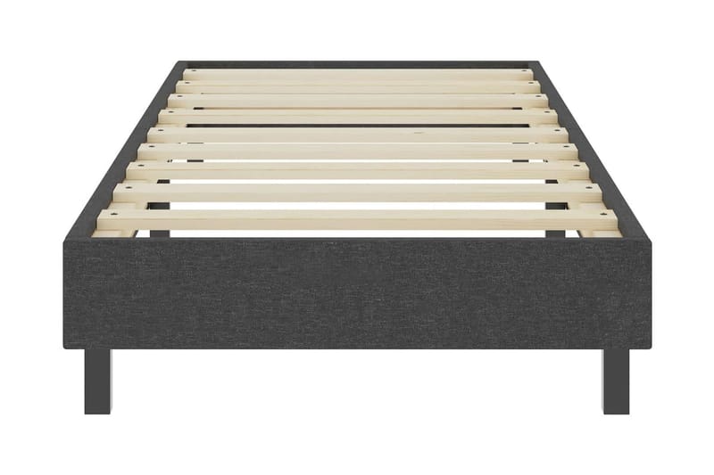 Resårsäng sängram grå tyg 90x200 cm - Grå - Möbler - Sovrum - Sängram & sängstomme