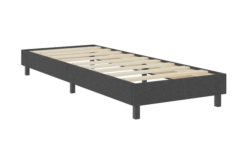 Resårsäng sängram grå tyg 90x200 cm - Grå - Möbler - Sovrum - Sängram & sängstomme
