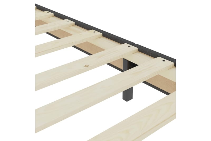 Resårsäng sängram grå tyg 90x200 cm - Grå - Möbler - Sovrum - Sängram & sängstomme