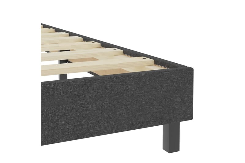 Resårsäng sängram grå tyg 90x200 cm - Grå - Möbler - Sovrum - Sängram & sängstomme